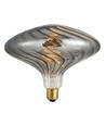 E27 4W XXL Flex Ufo filament pære - 100lm, dæmpbar, røgfarvet glas, 2200K