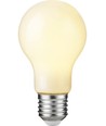 E27 7W dæmpbar LED pære - A60, opal glas, 806lm, filament
