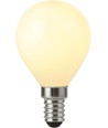 E14 4W dæmpbar LED kronepære - G45, opal glas, 2500K, 310lm