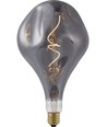 E27 4W XXL Flex Mystery LED pære - A165, 100lm, 2200K, dæmpbar, røgfarvet glas