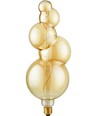 E27 4W XXL Flex Bubble-5 filament pære - 200lm, dæmpbar, guld glas, 2000K