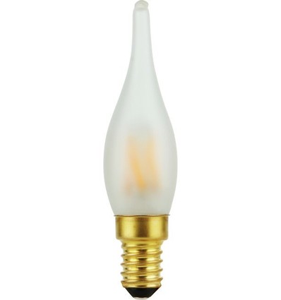 E14 1,8W dæmpbar LED kertepære - C23, Mini Tip, mat glas, 2700K