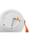 Opladelig RGB LED bordlampe Ø13cm - Hvid, inkl. fjernbetjening, IP54 udendørs