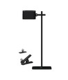 Opladelig 3-i-1 LED lampe - Magnetisk, dæmpbar, CCT, op/ned lys, sort, inkl. fod og 2 stk. monteringsbeslag