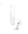 24/18/13W LED CCT loftslampe - Ø28cm, Højde: 5cm, IP54, hvid kant, inkl. lyskilde