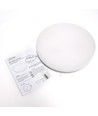 24/18/13W LED CCT loftslampe - Ø28cm, Højde: 5cm, IP54, hvid kant, inkl. lyskilde