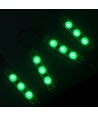 1,1W LED modul - 12V DC, IP66, Vandtæt grøn, Perfekt til skilte og specialløsninger