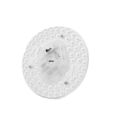 Ø13 cm / 18W LED indsats med linser - Flicker free, Valgfri CCT, erstat G24, cirkelrør og kompaktrør