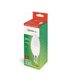E14 4W LED kertepære - C35, Kultråd, matteret glas
