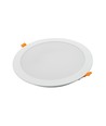24W Ø22cm LED indbygningspanel - IP54 udendørs, Hul: Ø19,5 cm, Mål: Ø22 cm