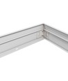 Høj ramme til 60x60 LED panel - Samles hurtigt, plast hjørner, Uden synlige skruer, hvid kant