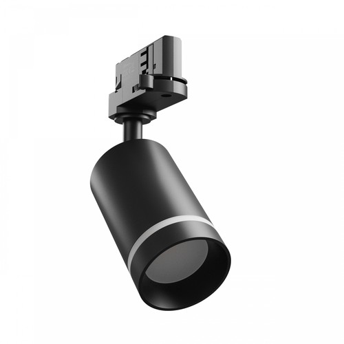 MADARA MINI II 3-faset skinnespot - Sort, GU10, IP20, uden lyskilde