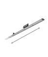 120cm 12-42W OPTIBAR 3-faset skinnespot, RA90 - Justerbar CCT og watt, 125lm/W, 90 grader, 5 års garanti