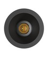 7W LED påbygningsspot, CCT - 3 lyskulør, Ø9cm, sort, UGR19, 45° spredning