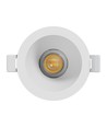 7W Ø9cm Fiale Core indbygningsspot - CCT, hvid, 45 grader, Hul: Ø7,5 cm, Mål: Ø9 cm