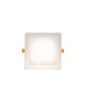 18W 17x17cm LED indbygningspanel - IP54 udendørs, Hul: 14,5 x 14,5 cm, Mål: 17 x 17 cm