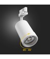 20W PAVA BASIC skinnespot - CCT, 20-45° spredning, 111lm/W, hvid, IP20