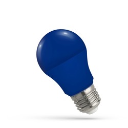 Farvede LED pærer E27 Restsalg: 5W farvet LED pære - A50, blå, 230V, E27