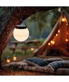Lumina Orb solcellelampe, Ø9,8cm - 800mAh, 9,5cm høj, dekorativ udendørs lampe