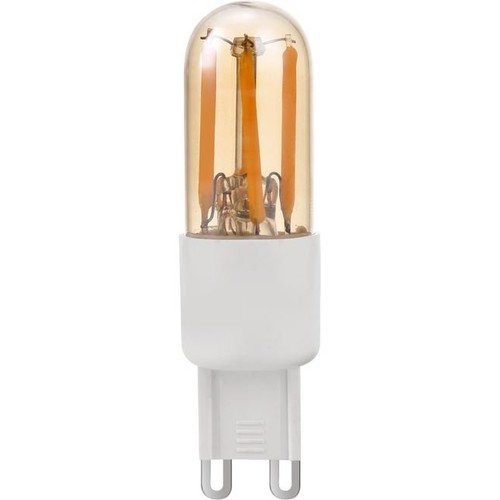 G9 3W dæmpbar LED pære - 66mm, 2200K, Guld, filament