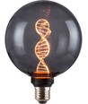E27 3,5W dæmpbar LED Vintage DNA Globe G125 - 1800K, Smoke glas, 60lm