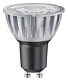 GU10 6,5W dæmpbar LED pære - 10°, 500lm, 2700K, sølv finish