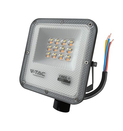 10W LED projektør - CCT, CREE chip, 6 års garanti, Slimline serien