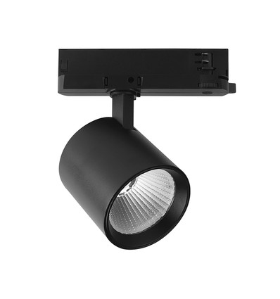 V-Tac 30W 3-faset skinnespot - CREE chip, sort, 6400K, 6 års garanti