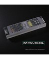 250W / 12V DC strømforsyning til LED strips - 20.83A, IP20, Slim design