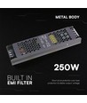 250W / 12V DC strømforsyning til LED strips - 20.83A, IP20, Slim design