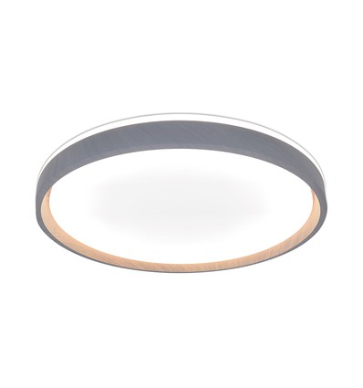 V-Tac 40W LED loftslampe med fjernbetjening - 3-i-1 CCT, dæmpbar, træ finish, Designer Domelight