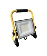 50W LED arbejdslampe med L-stativ - CREE chip, 3m ledning, IP65, 6500K, sort hus