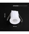 V-Tac infrarød bevægelsessensor - Hvid, IP20, max 400W LED