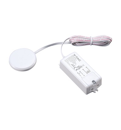 V-Tac infrarød touch sensor, hvid - Max 600W LED, indbygget touch-funktion