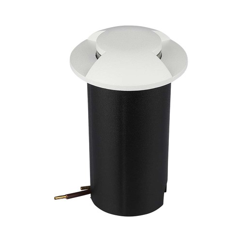 V-Tac 1W LED nedgravningsspot - IP67, hvidt hus, 6400K