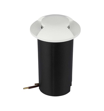 V-Tac 1W LED nedgravningsspot - IP67, hvidt hus, 6400K