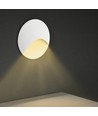 3W LED indbygningsspot til trapper - Rund, hvid, aluminium, IP65, 3000K, inkl. lyskilde