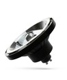 GU10 12W sort LED spot - AR111