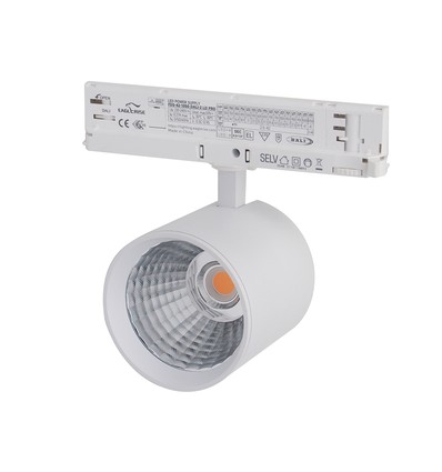 LEDlife 30W hvid DALI skinnespot - RA 90, 38 grader, 3-faset