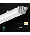 150cm 48W vandtæt komplet LED armatur - 120lm/W, IP65, CREE chip, 6500K, 6 års garanti