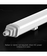 150cm 48W vandtæt komplet LED armatur - 120lm/W, IP65, CREE chip, 6500K, 6 års garanti