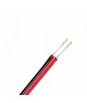 10m 1,2mm² kabel rød/sort - 2-ledet (16AWG), 12V-24V, til LED strip