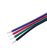 100m 1,2mm² RGB kabel - 4-ledet (16AWG), 12V-24V til LED strip