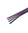 100m 1,2mm² RGB kabel - 4-ledet (16AWG), 12V-24V til LED strip