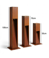 Corten havelampe - 50cm, 12W, IP65 udendørs, inkl. lyskilde