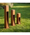 Corten havelampe - 100 cm, 12W, IP65 udendørs, inkl. lyskilde