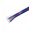 20m RGBW Kabel - 5x0,35mm², 12V-24V, til LED strip