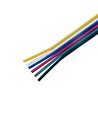 10m 1,2mm² RGBCCT kabel - 6-ledet (16AWG), 12V-24V til LED strip
