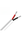 10m Kabel rød/sort, hvid rund - 2x0,35mm², 12V-24V, til LED strip