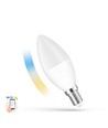 E14 5W Smart Home LED pære - C38, Tuya/Smart Life, virker med Google Home, Alexa og smartphones